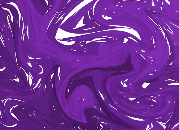 紫色的抽象背景 油墨大理石纹理 手绘大理石插图 Ebru Aqua 纸和印花丝绸面料 传统土耳其 Ebru — 图库矢量图片
