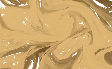 Vektör el sanat su mermer doku üzerinde çekilmiş. Sıvı boya desen. Kahverengi arka plan ebru suminagashi tekniği.