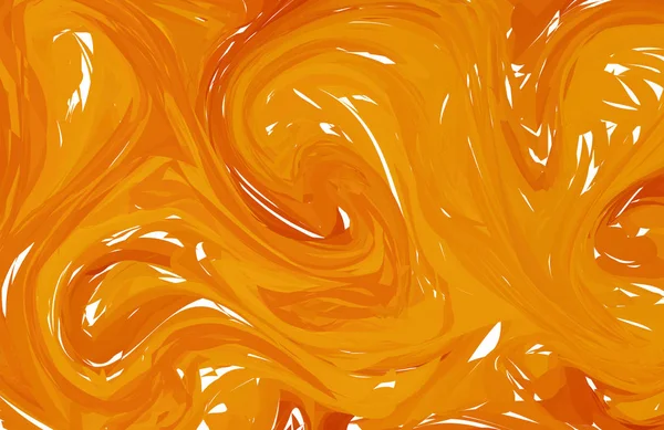 Vector Naranja Fondo Abstracto Mármol Blanco Patrón Mármol Líquido Plantilla — Archivo Imágenes Vectoriales