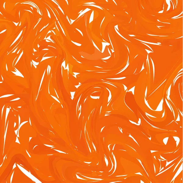 Mármol Hermoso Fondo Horizontal Abstracto Textura Mineral Ondas Naranjas — Archivo Imágenes Vectoriales
