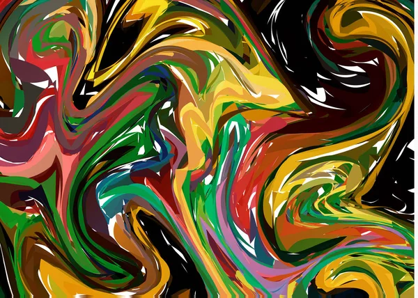 Texture Marbre Peinture Éclaboussante Fluide Coloré Peut Être Utilisé Pour — Image vectorielle
