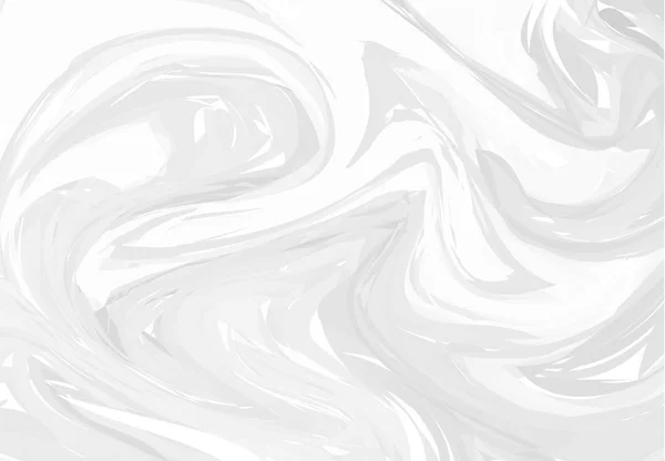 Векторная Ручная Работа Текстуре Водяного Мрамора Жидкая Краска Аннотация White — стоковый вектор