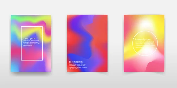 Holografik Arka Plan Pastel 80S 90S Trendy Renkli Doku Vektör — Stok Vektör