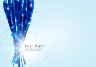 Soyut teknoloji satırları vektör arka plan. geometrik öğelerle arka plan. İş tanıtımı için vektör çizim