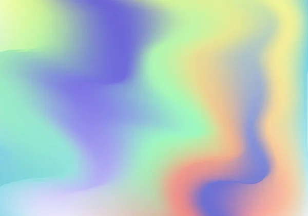 Fondo Abstracto Holográfico Hoja Del Arco Iris Fondo Borroso Brillante — Vector de stock