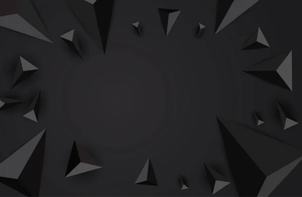 Abstraktes Dreieck Hintergrund Dreiecke Moderne Tapeten Vektorillustration — Stockvektor