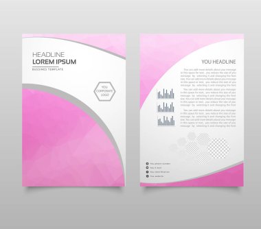 İş broşür el ilanı tasarımı a4 şablonu poligonal tarzı ile. El ilanı tasarımı. Broşürler a4 şablonu. Kitap ve dergi kapağı. Yıllık rapor vektör çizim