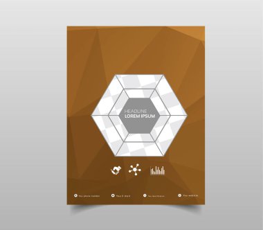 Soyut el ilanı tasarım arka plan. Broşür şablonu, flyer, Dergi kapağı ve poster şablonu. A4