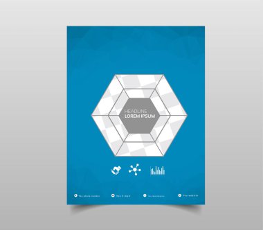 Soyut el ilanı tasarım arka plan. Broşür şablonu, flyer, Dergi kapağı ve poster şablonu. A4