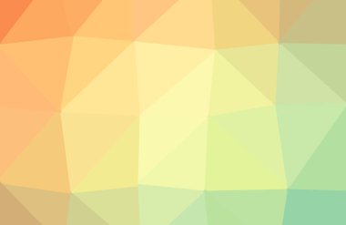 Turuncu vektör soyut poligonal arka plan dokulu. Bulanık tri