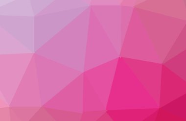 Pembe vektör soyut poligonal arka plan dokulu. Bulanık trian