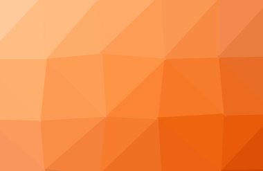 Üçgen oluşur turuncu poligonal deseni. Geometrik 