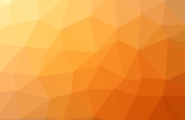 Turuncu soyut geometrik buruşuk üçgen düşük Poli stil vect