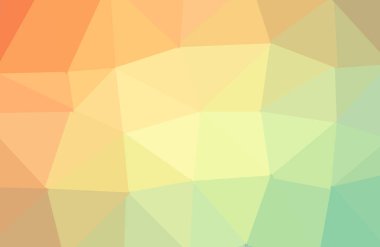 Çok renkli geometrik buruşuk üçgen düşük Poli origami stil g