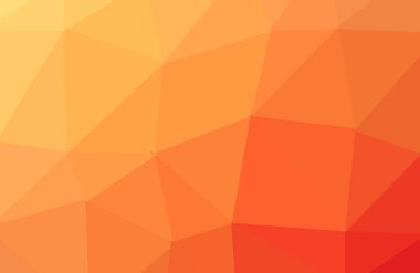 Soyut turuncu çokgen geometrik arka plan. Düşük Poli stil, Bu