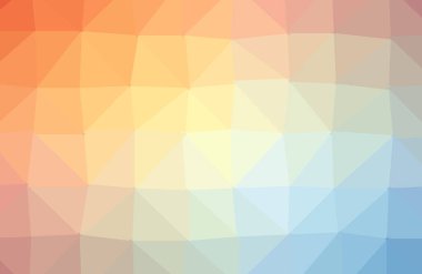 Soyut renkli çokgen geometrik arka plan. Düşük Poli stili, 