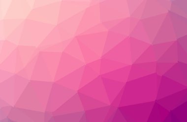 Çok renkli pembe, sarı, turuncu geometrik buruşuk üçgen düşük