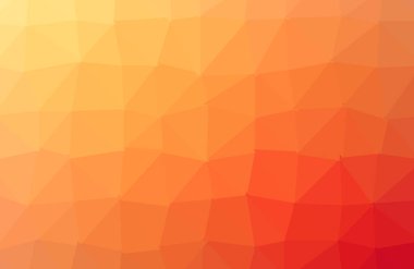 Üçgen oluşur koyu turuncu poligonal illüstrasyon. 