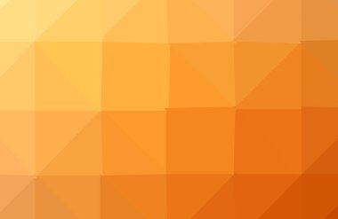 Üçgen grafiklerden turuncu poligonal illüstrasyon. Trian