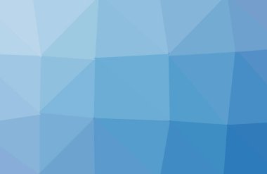 Poligonal illüstrasyon, mavi olan üçgen oluşur. Triangu