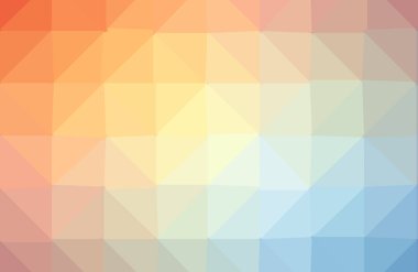 Ve üçgen oluşur renkli ışık çokgen resimde