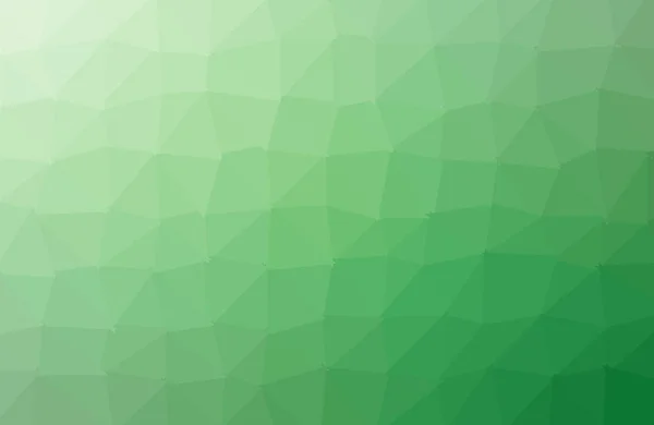 Açık yeşil parlayan üçgen renkli. Çokgen bir örnekle — Stok Vektör