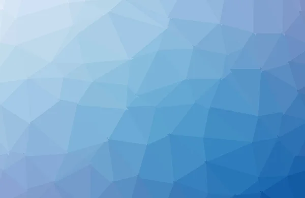 Luz azul vector brillante telón de fondo triangular. Ilustre geométrico — Vector de stock