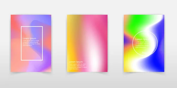 Gradient mesh fond abstrait. Fond holographique en plastique — Image vectorielle