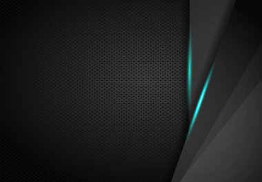 teknolojik altyapı ile metalik bayrak.