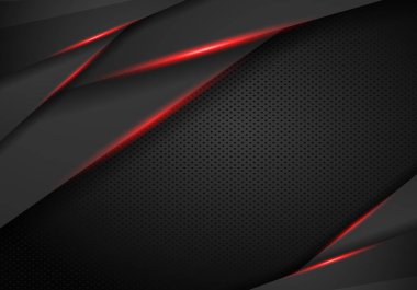 Soyut Metalik Modern Kırmızı Çerçeve Tasarımı Yeniliği