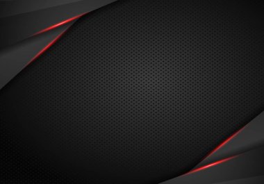 Soyut Metalik Modern Kırmızı Çerçeve Tasarımı Yeniliği