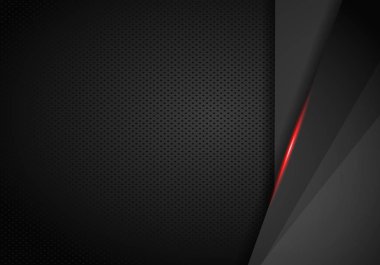 Deri Krom Otomotiv arka plan. Siyah ve kırmızı metalik bac