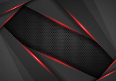 Metalik düzen teknik kırmızı siyah tasarlamak yenilik çerçeve 