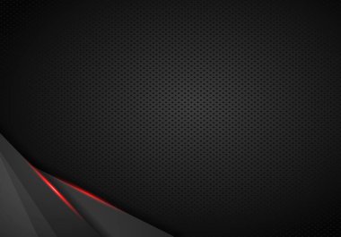 soyut metalik siyah Kırmızı çerçeve spor tasarım konsepti innovatio