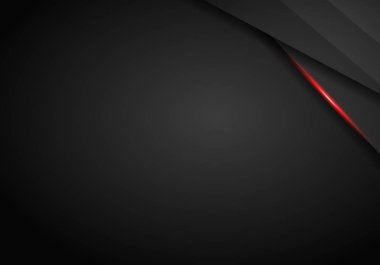 Siyah kağıt arka plan origami örtüşme siyah doku ve patt