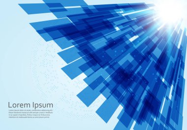 soyut teknoloji hatları vektör arka plan. EPS 10