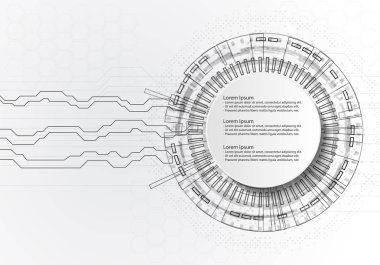 Beyaz backgraund üzerinde çevreler teknolojisi ile Infographics. Olabilir