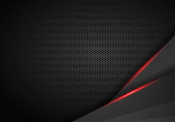 Abstrakt metallisk modern röd svart ram design innovation conce — Stock vektor