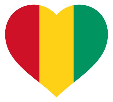 kalp vektör illüstrasyon işareti bayrak. Zıt kontur ile Kalp şeklinde Bayrak, ülkesine veya sevgililer günü için sevgi sembolü, vatanseverlik.