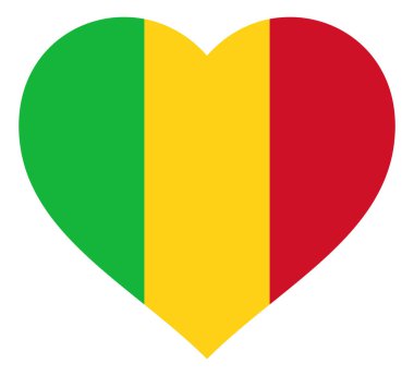 kalp vektör illüstrasyon işareti bayrak. Zıt kontur ile Kalp şeklinde Bayrak, ülkesine veya sevgililer günü için sevgi sembolü, vatanseverlik.