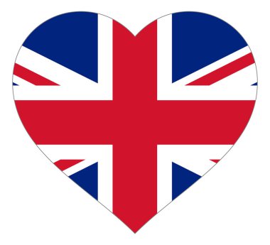 kalp vektör illüstrasyon işareti bayrak. Zıt kontur ile Kalp şeklinde Bayrak, ülkesine veya sevgililer günü için sevgi sembolü, vatanseverlik.