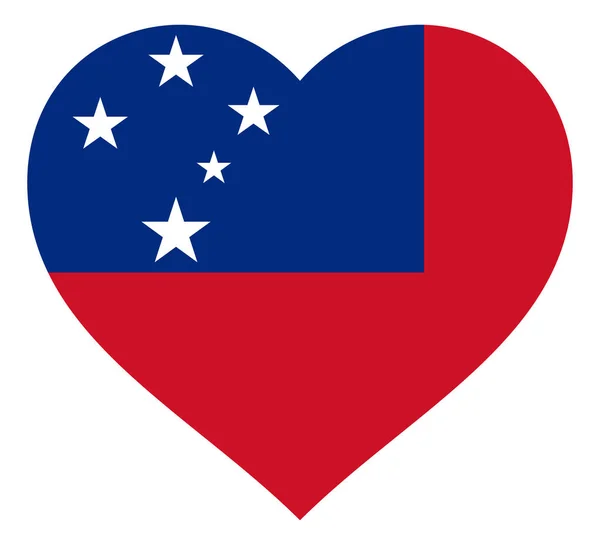 Bandera en el signo de ilustración del vector del corazón. Bandera en forma de Corazón con contorno contrastante, símbolo de amor por su país o día de San Valentín, patriotismo . — Archivo Imágenes Vectoriales