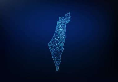 Filistin harita ağı, internet ve küresel konekton özeti