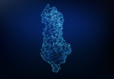 Arnavutluk harita ağı, internet ve küresel bağlantı nın özeti 