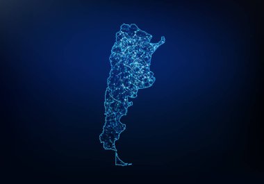 Arjantin harita ağı, internet ve küresel konekton Özeti
