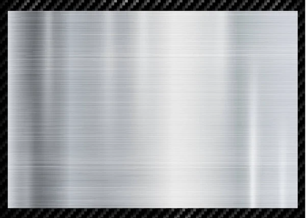 Quadro metálico abstrato em carbono kevlar textura padrão tech sp — Vetor de Stock