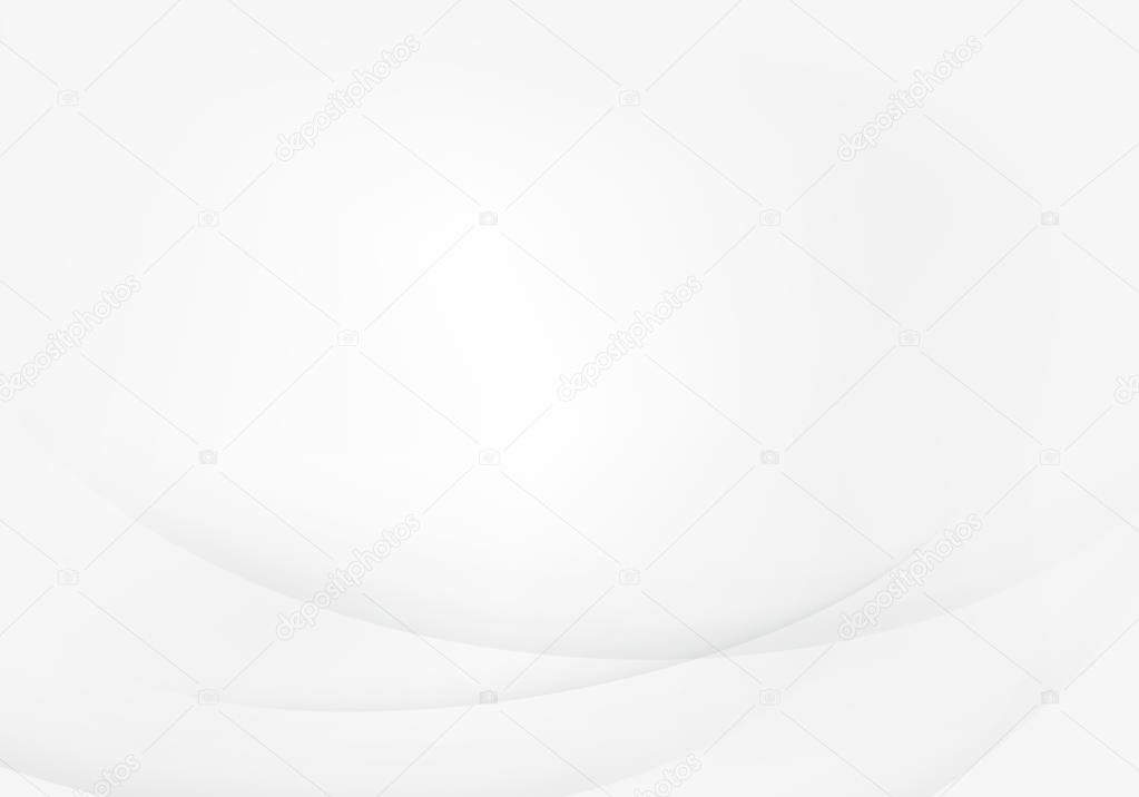 Abstract Curves Lines White and Gray Vector Backgrounds