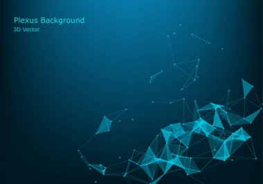 Soyut teknoloji fütüristik ağ. bilgisayar geometrik rakam