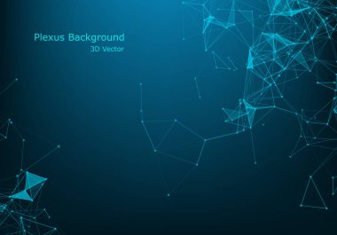 Soyut molekül arka planı, genetik ve kimyasal bileşikler, co