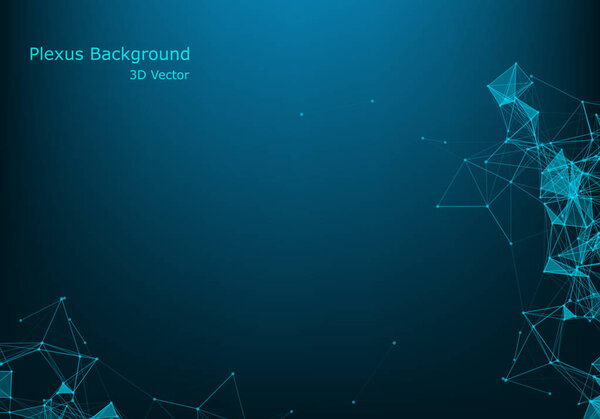 Abstract vector background. Futuristic polygonal style card. Bac